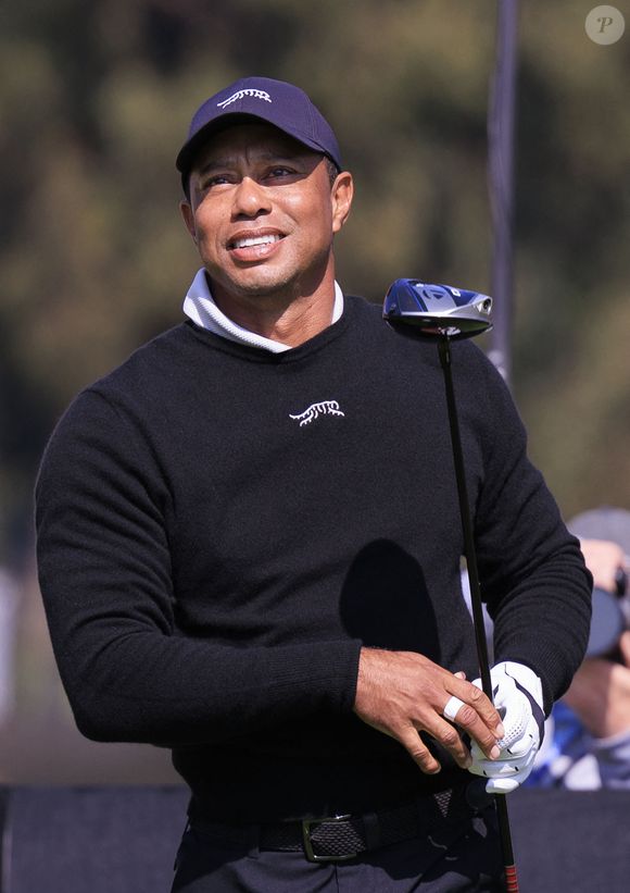 Info - Tiger Woods officialise sa relation avec Vanessa Trump - Tiger Woods au Genesis Invitational Pro-Am en Californie, le 14 février 2024. JAVIER ROJAS/PI (Credit Image: © PI via ZUMA Press Wire)