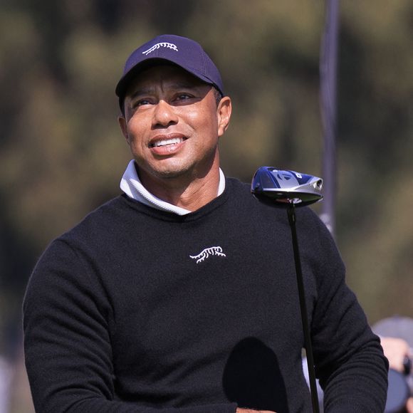 Info - Tiger Woods officialise sa relation avec Vanessa Trump - Tiger Woods au Genesis Invitational Pro-Am en Californie, le 14 février 2024. JAVIER ROJAS/PI (Credit Image: © PI via ZUMA Press Wire)