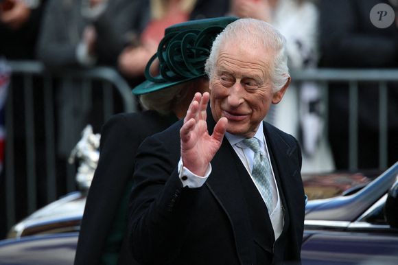 Le roi Charles III et la reine Camilla lors de l'office royal du bordeaux à la cathédrale de Durham, à Durham, au Royaume-Uni, le jeudi 17 avril 2025. Photo par Ryan Jenkinson/Parsons MediaABACAPRESS.COM