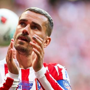 Antoine Griezmann lors de son dernier match de LaLiga EA Sports au stade Riyadh Air Metropolitano.
© Bestimage