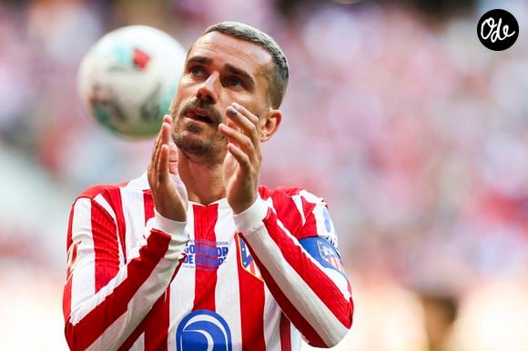 Antoine Griezmann lors de son dernier match de LaLiga EA Sports au stade Riyadh Air Metropolitano.

© Bestimage