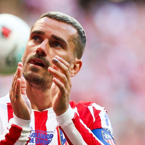 Antoine Griezmann lors de son dernier match de LaLiga EA Sports au stade Riyadh Air Metropolitano.

© Bestimage