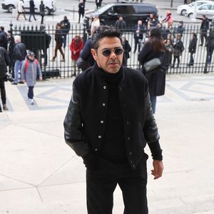 Jamel Debbouze - Arrivées à la cérémonie religieuse en hommage à Rolland Courbis dans l'église de la Madeleine à Paris, France, le 14 janvier 2026. © Jacovides-Moreau/Bestimage