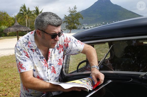 Exclusif - François Allain - Derniers préparatifs des voitures avant le départ pour la 1ère étape de la course automobile "Mauritius Classic Tour" à l'Ile Maurice. Le 24 novembre 2019
© Cyril de Plater / Bestimage