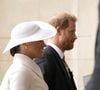 La saison 2 de With Love, Meghan est sortie sur Netflix le 26 août 2025, avec huit épisodes inédits.

Le prince Harry, duc de Sussex, et Meghan Markle, duchesse de Sussex arrivent à la messe du jubilé, célébrée à la cathédrale Saint-Paul de Londres, Royaume Uni, le 3 juin 2022.

© Avalon/Panoramic/Bestimage
