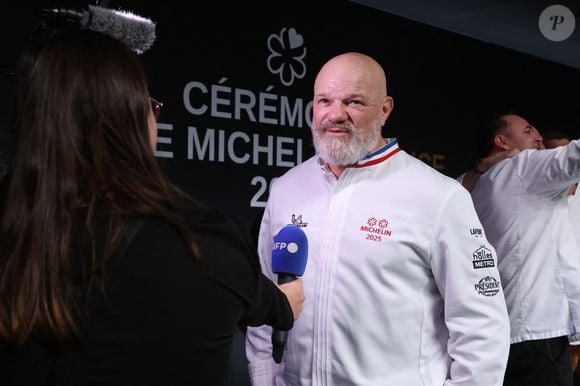 Il révèle ainsi qu'en coulisses, ses camarades se comportent comme des enfants.
Remise des prix - 2 Etoiles - Maison Nouvelle - Philippe Etchebest - Bordeaux - Cérémonie du Guide Michelin France 2025 au Centre des Congrès Robert Shuman à Metz le 31 mars 2025. © Jean-Marc Lhomer/Bestimage