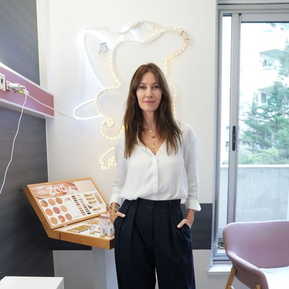 Exclusif - Mareva Galanter (miss France 1999) lors de l'inauguration de la quatrième maison des bonnes fées à la Clinique Bizet à Paris le 16 septembre 2025.
© Anne-Sophie Guebey / Bestimage