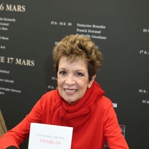 Catherine Laborde - Salon du Livre 2019 à la Porte de Versailles à Paris  du 15 au 18 mars 2019.
© Jean-Claude Woestelandt / Bestimage