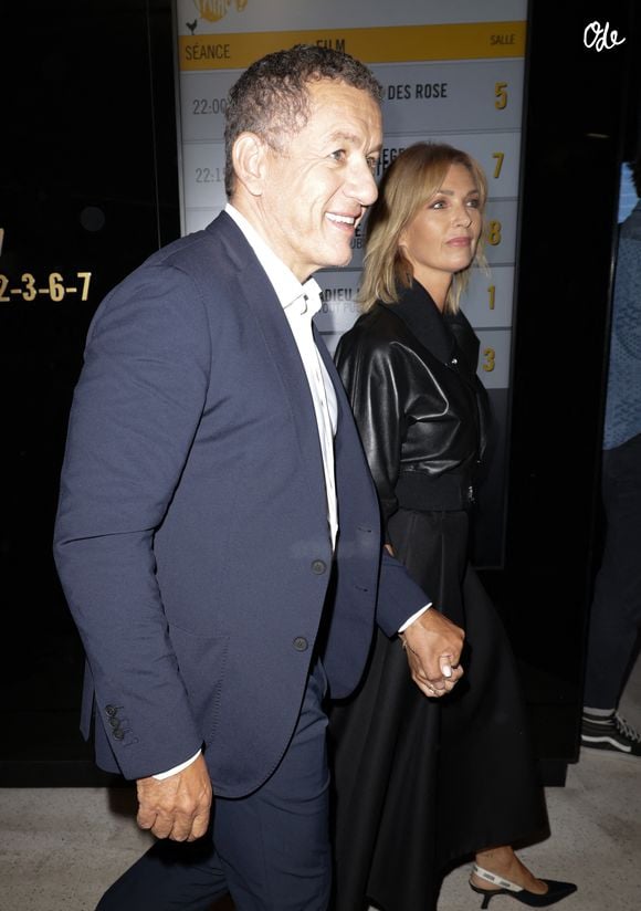 Dany Boon et sa nouvelle compagne Clara Vello - Avant-première du film "Regarde" au Cinéma Pathé Wepler à Paris le 8 septembre 2025. © Coadic Guirec/Bestimage