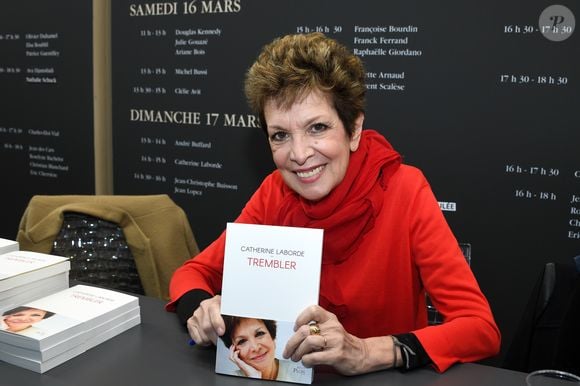 Catherine Laborde - Salon du Livre à la Porte de Versailles de Paris, le 17 mars 2019. © Lionel Urman/Bestimage
