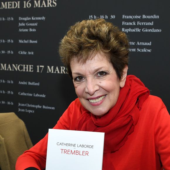 Catherine Laborde - Salon du Livre à la Porte de Versailles de Paris, le 17 mars 2019. © Lionel Urman/Bestimage