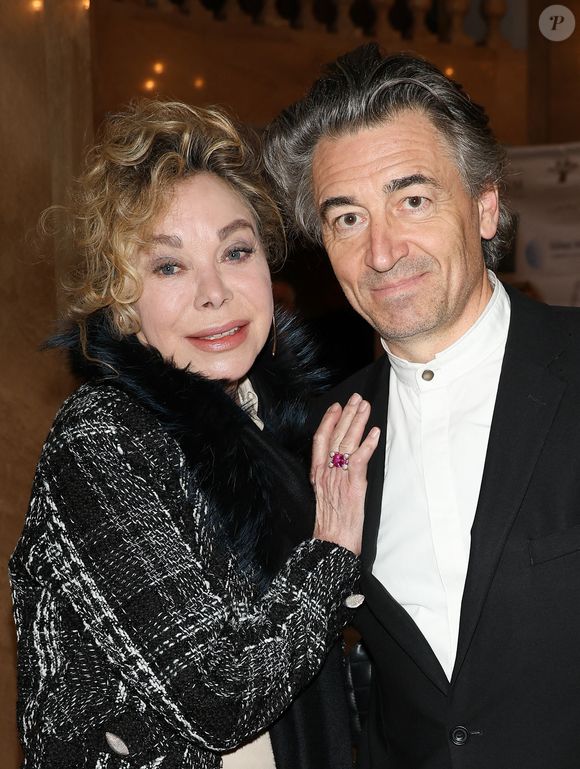 Grace de Capitani et son mari Jean-Pierre Jacquin - Soirée de gala au profit de l'association Children For Peace dans les Salons Hoche et Exposition de la collection Schneider à Paris le 13 mai 2023.
© Coadic Guirec / Bestimage