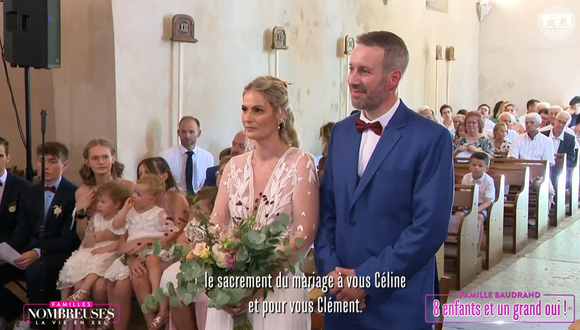 Evénement inattendu lors du mariage des Baudrand. Capture TF1