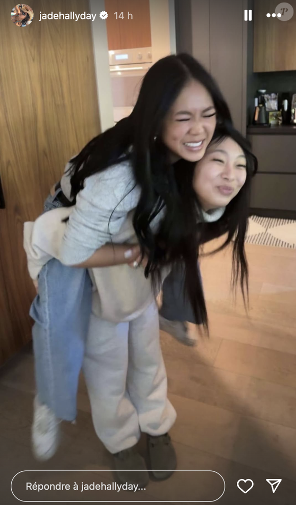 Joy a également reçu une belle déclaration d'amour de sa grande sœur, Jade.

Capture d'écran de la story Instagram de Joy Hallyday.