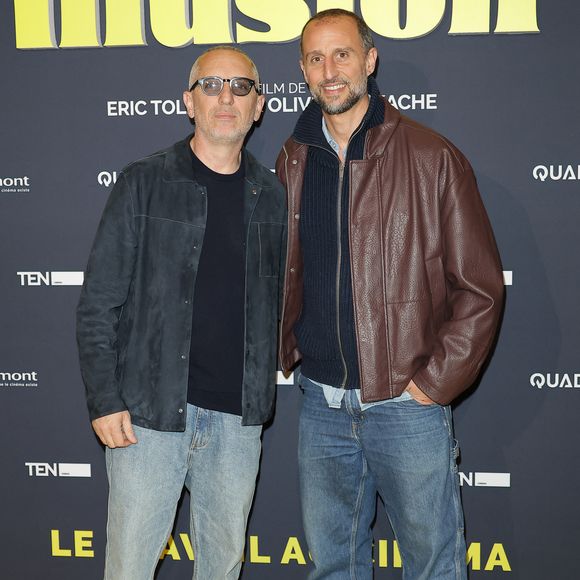 Gad Elmaleh et Arié Elmaleh - Première du film "Juste une illusion" au cinéma Le Grand Rex à Paris le 22 mars 2026. © Coadic Guirec/Bestimage