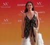 L'actrice portait une création Chanel issue de la collection Métiers d'Art printemps-été 2026.

Marion Cotillard au Théâtre de la Gare du Midi lors de la Cérémonie d'ouverture du Festival international du film de Biarritz - Nouvelles Vagues 2026, le 23 juin 2026.  © Jean-Marc Lhomer / Bestimage