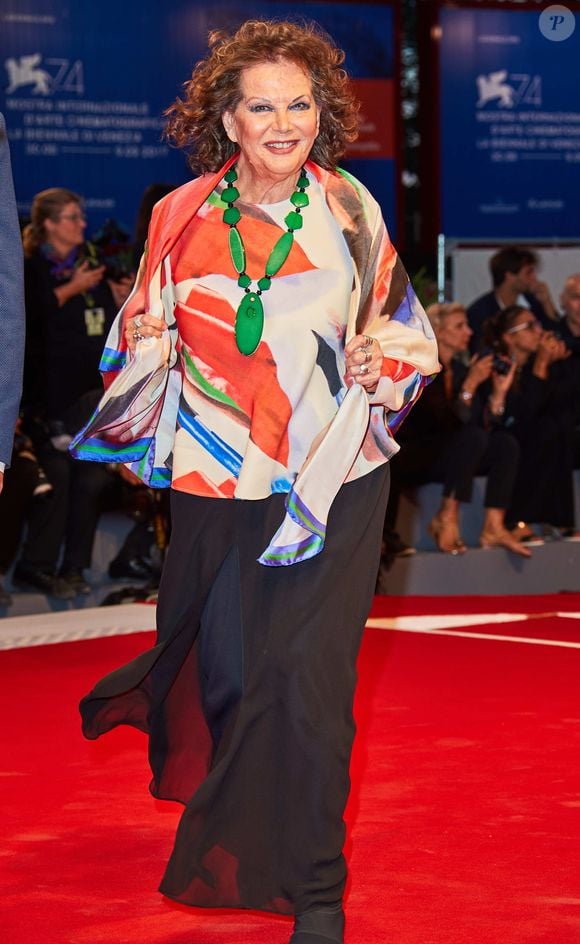 Claudia Cardinale à la première de "The Leisure Seeker" au 74ème Festival International du Film de Venise (Mostra), le 3 septembre 2017. Action Press / Bestimage