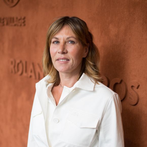 Mathilde Seigner au Village pendant les Internationaux de France de Tennis Roland Garros 2022 le 28 mai 2022 à Paris, France. Photo by Nasser Berzane/ABACAPRESS.COM