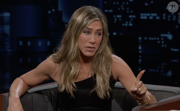 Jennifer Aniston sur le plateau du Jimmy Kimmel Show
© ABC via JLPPA/Bestimage