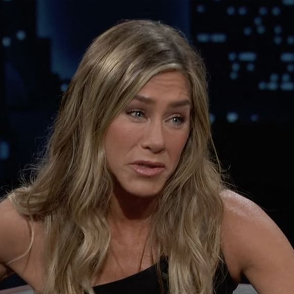 Jennifer Aniston sur le plateau du Jimmy Kimmel Show
© ABC via JLPPA/Bestimage