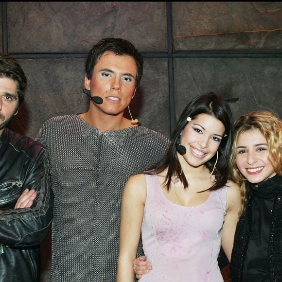 Patrick Fiori, Laurent Ban, Marilou Bourdon (le rôle de "Fleur de Lys"), Julie Zenatti – Notre-Dame de Paris au Palais des Congrès, le retour de la comédie musicale avec un nouveau casting (la troupe a ensuite fêté la représentation au Club L'Étoile à Paris).

COADIC GUIREC / BESTIMAGE