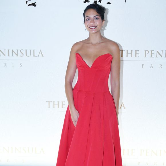 Et la jeune femme de 30 ans explique son indignation en découvrant que sa consoeur a besoin d'une sécurité renforcée après avoir exprimé son avis. 

Vaimalama Chaves (Miss France 2019) - Soirée du 10ème anniversaire de l'hôtel Peninsula à Paris le 28 novembre 2024. © Rachid Bellak/Bestimage