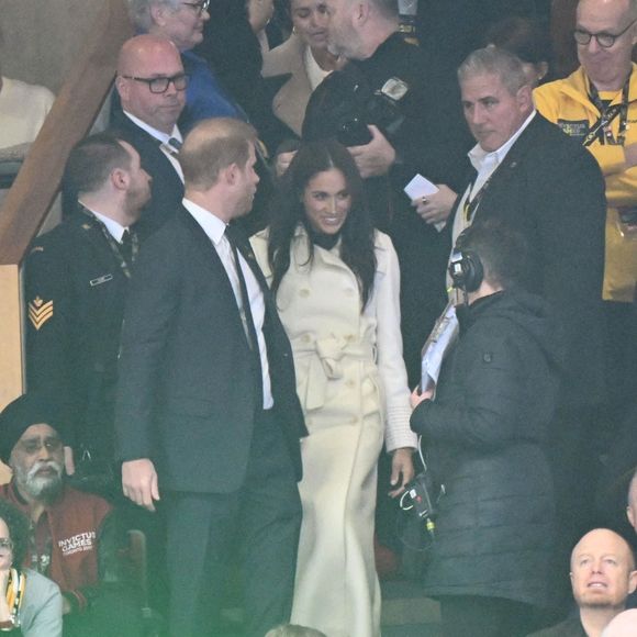 Le prince Harry et Meghan Markle assistent à la cérémonie d'ouverture des "Invictus Games Vancouver Whistler 2025" au Canada le 8 février 2025. Backgrid USA / Bestimage