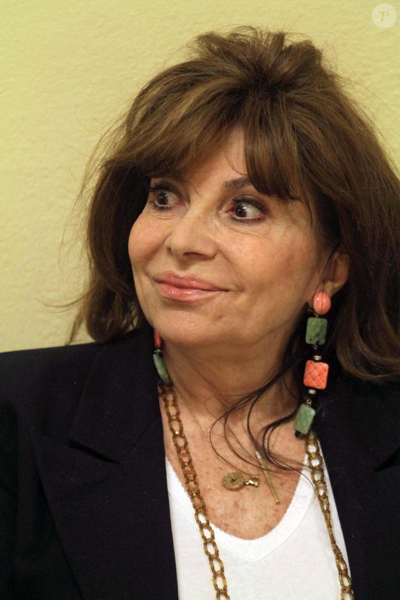 Patrizia Reggiani comparaît au tribunal de Milan, Italie, 13 mai 2014. Photo par Stefano Porta/Ansa/ABACAPRESS.COM