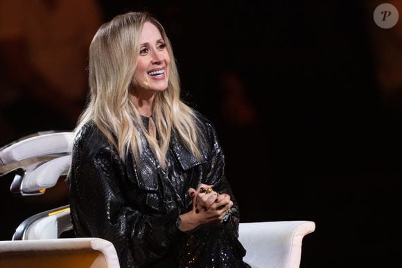 Exclusif - Lara Fabian lors de l'enregistrement de l'émission "La chanson secrète N°14", présentée par Nikos Aliagas et diffusée le 26 décembre sur TF1, à Paris le 9 décembre 2025. © Jacovides-Moreau/Bestimage