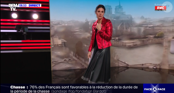 Apolline de Malherbe dans "Apolline de 9 à 10", le 28 mars 2025, sur BFMTV