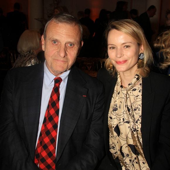 Jean-Charles de Castelbajac et sa femme Pauline de Drouas lors de la soirée "Les talents du coeur" au profit de l'association Mécénat Chirurgie Cardiaque à la salle Gaveau à Paris le 4 mars 2024. © Philippe Baldini / Bestimage