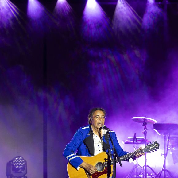 Exclusif - Laurent Voulzy en concert sur la scène du théâtre de Verdure lors du 41ème Festival de Ramatuelle, le 9 août 2025.   
© Cyril Bruneau / Bestimage