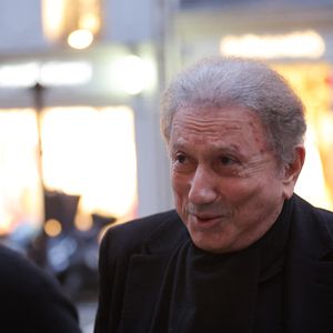 L'animateur de télévision français Michel Drucker lors d'une messe commémorative pour l'actrice française Brigitte Bardot à l'église Saint-Roch à Paris, le 28 janvier 2026. Photo par Nasser Berzane/ABACAPRESS.COM