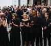 Thierry Ardisson est décédé à l'âge de 76 ans, des suites d’un cancer du foie.
Ninon Ardisson, Manon Ardisson, Audrey Crespo-Mara, Sékou Mara et Gaston Ardisson assistant aux funérailles de Thierry Ardisson à l'église Saint Roch à Paris. Photo by Eliot Blondet/ABACAPRESS.COM