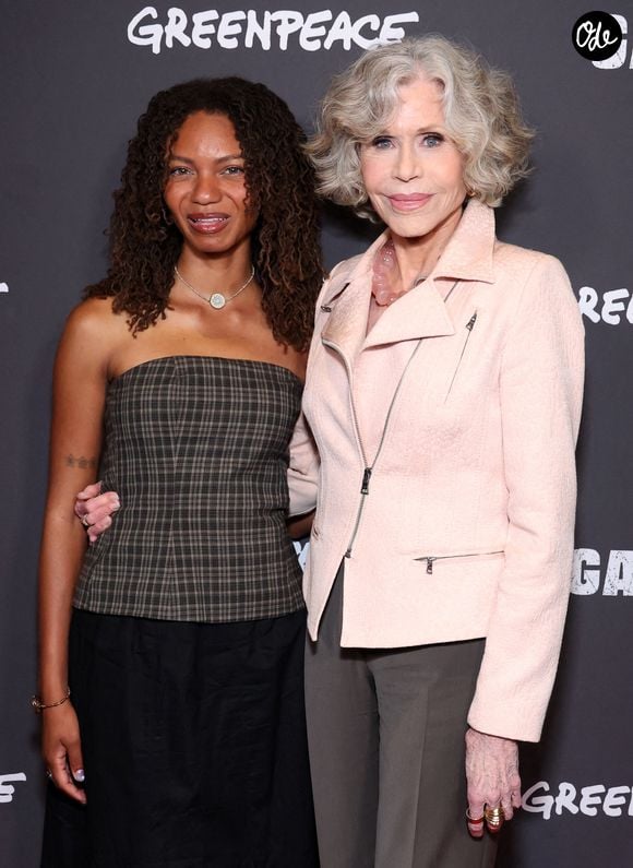 Leah Thomas et Jane Fonda lors de la première de « Gaslit » à Los Angeles, au Laemmle Monica Film Center de Santa Monica, en Californie (États-Unis), le 19 juin 2026. 

Photo par Fati S/ABACAPRESS.COM