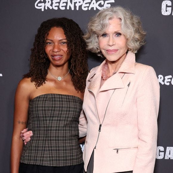 Leah Thomas et Jane Fonda lors de la première de « Gaslit » à Los Angeles, au Laemmle Monica Film Center de Santa Monica, en Californie (États-Unis), le 19 juin 2026. 

Photo par Fati S/ABACAPRESS.COM