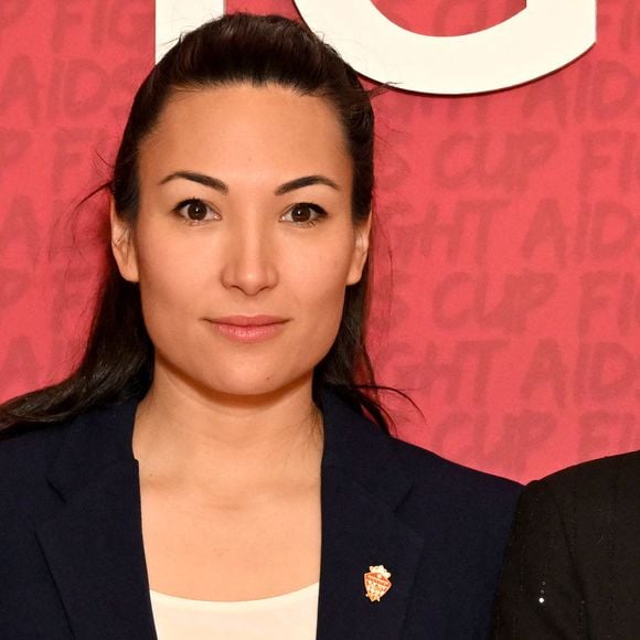 Marie Ducruet, la princesse Stéphanie de Monaco et Louis Ducruet durant la soirée de gala du "Fight Aids Cup 2026" à l'hôtel Fairmont Monte-Carlo à Monaco, le 24 janvier 2026 après la sixième édition de la Fight Aids Cup, un match de football caritatif au stade Louis II qui a opposé l'équipe du Cirque FC de la princesse Stéphanie et les Barbagiuans du prince Albert. © Bruno Bebert / Bestimage