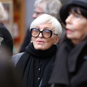 Nicole Croisille - Obsèques de Francis Lai en la cathédrale Sainte-Réparate de Nice le 14 novembre 2018.
© Eric Ottino / Nice Matin / Bestimage
