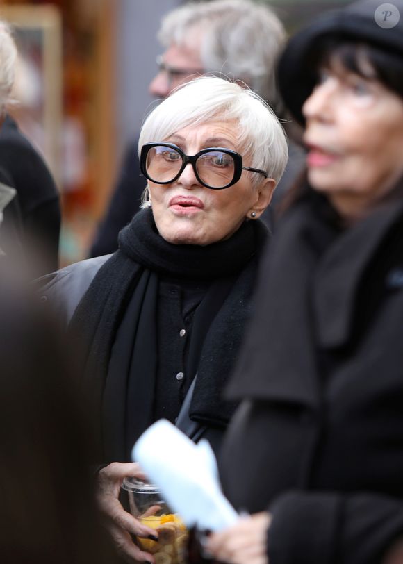 Nicole Croisille - Obsèques de Francis Lai en la cathédrale Sainte-Réparate de Nice le 14 novembre 2018.
© Eric Ottino / Nice Matin / Bestimage