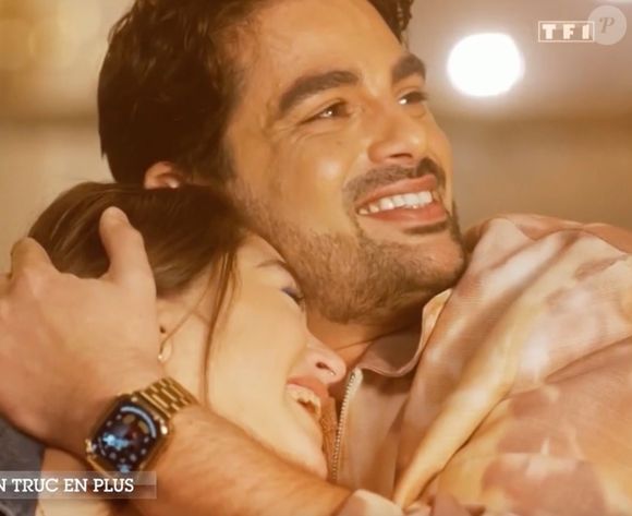 Mayane dans le "Portrait de la semaine" pour l'émission "Sept à Huit" diffusée sur TF1, mise à l'honneur aux côtés de Christophe Licata, son partenaire dans "Danse avec les Stars". (Capture d'écran)