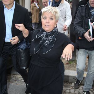 Exclusif - Mimie Mathy - Arrivées à l'enregistrement de l'émission "Vivement Dimanche" à Paris. Le 5 novembre 2014
Crédit : Agence / Bestimage
