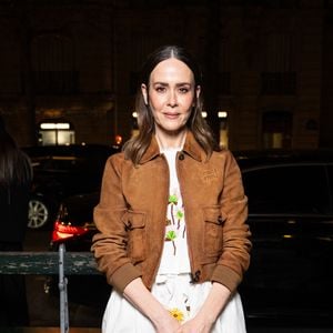 Sarah Paulson à l'after party de la maison Miu Miu au club Gigi à Paris pendant la fashion week (PFW) le 11 mars 2025.
© Perusseau / Da Silva / Bestimage
