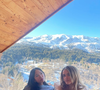 Etant du même âge que sa nièce, la complicité est de mise sur les réseaux sociaux !

Joy Hallyday et Alcéa au ski