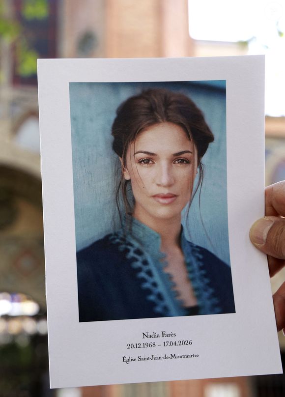 Ses obsèques ont eu lieu à Paris ce vendredi 25 mars 2024,

Arrivées aux obsèques de Nadia Farès en l'église Saint-Jean-de-Montmartre à Paris, le 24 avril 2026. N.Farès est décédée le 17 avril 2026 quelques jours après un "incident cardiaque" survenu le 12 avril 2026 dans la piscine du complexe sportif, Blanche (9ème).