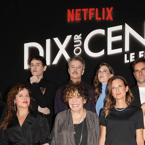 Ce jeudi 10 septembre 2026, Netflix met en ligne "Dix pour cent", un film réalisé par Émilie Noblet et tiré de la série française à succès. L'occasion pour les fans de la première heure de retrouver un casting cinq étoiles dont Camille Cottin.

Laure Calamy, Camille Cottin, Liliane Rovere, Gregory Montel, Laetitia Casta, Fanny Sidney, Thibault de Montalembert, Nicolas Maury et Vincent Macaigne à l'avant-première du film "Dix pour cent" à l'Olympia à Paris le 8 septembre 2026. 

© Coadic Guirec