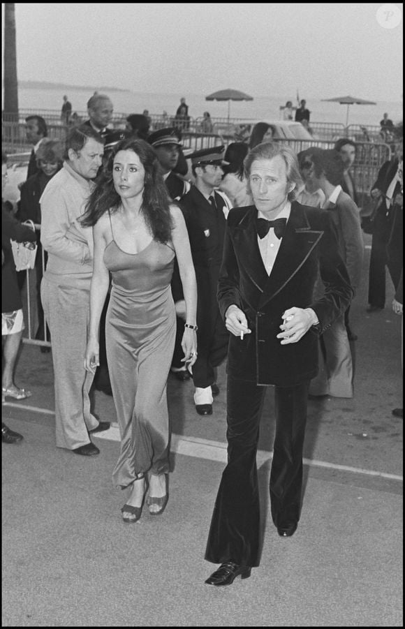 Nino Ferrer et sa femme Kinou au Festival de Cannes en 1972 © Angeli - Rindoff Bestimage