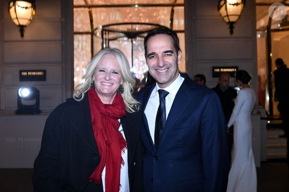 Natacha Rafalski, Pdg de Euro Disney, Vincent Pimont, Directeur du Peninsula Paris - Personnalités au gala d'hiver de l'hôtel Peninsula Paris le 27 novembre 2025.

© Rachid Bellak / Bestimage