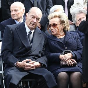 Sur l'état de santé de la veuve de Jacques Chirac, très affaiblie, il a conclu : "Comme le disent les Anglo-Saxons, c’est une 'tough woman', une dure à cuire. Et je ne le dis pas parce que c’est ma grand-mère". 

Jacques et Bernadette Chirac - Obseques de Antoine Veil au cimetière du Montparnasse a Paris. Le 15 avril 2013 @JACOVIDES-MOREAU / BESTIMAGE