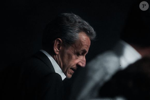 Nicolas Sarkozy assiste au concert de Carla Bruni lors du festival Veranos de la Villa à Conde-Duque le 28 juillet 2024 à Madrid, Espagne. Photo by Ricardo Rubio/Europa Press/ABACAPRESS.COM