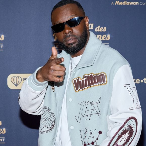 Exclusif - Gims au photocall du "Gala des pièces jaunes, le concert événement" à La Défense Arena à Nanterre le 23 janvier 2025. © Jacovides / Moreau / Bestimage